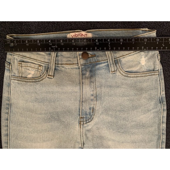 Vibrant MIU Jeans Women's Size 1 Skinny Denim 26x28 - Picture 3 of 5